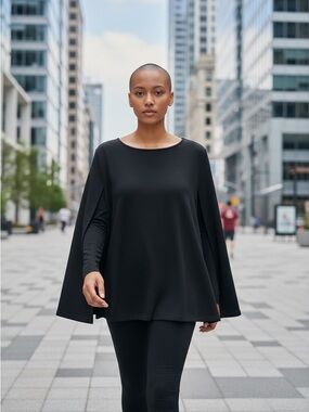 New York & Co. Gorgeous Cape Top Size Large
